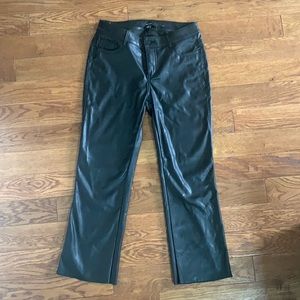 Vero Moda Vegan Leather bootcut pant